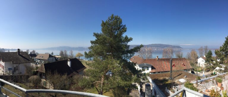 Ausblick Balkon